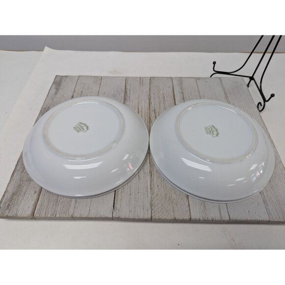 Vintage Kutani Set 4 Soup Cereal Bowls 7 5/8" White Silver Gray Bursts Japan - Picture 7 of 8